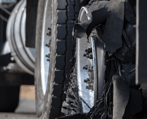 Truck Tire Blowouts in WV
